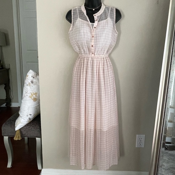 mason jules Dresses & Skirts - Masón Jules Pink Gingham dress Sz XS